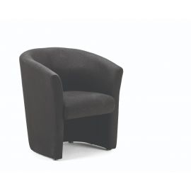 Neo Single Tub Black Fabric