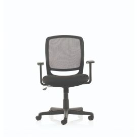 Mave Task Operator Chair Black Mesh With Arms 