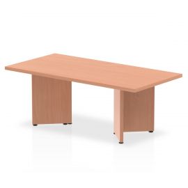 Impulse Black Series 1800 x 600mm Straight Table Black Top with Cable Ports Chrome Leg