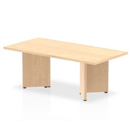 Impulse Black Series 1200 x 800mm Straight Table Black Top with Cable Ports White Leg