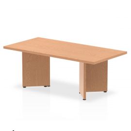 Impulse Black Series 1400 x 800mm Straight Table Black Top with Cable Ports White Leg