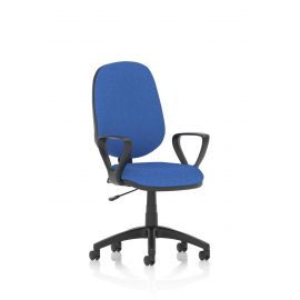 Eclipse Plus I Lever Task Operator Chair Blue With Loop Arms