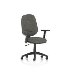 Eclipse Plus I Lever Task Operator Chair Charcoal With Height Adjustable Arms