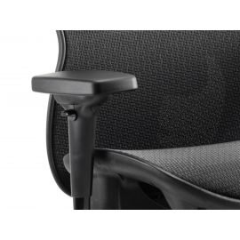 Stealth Shadow Ergo Posture Chair Black Mesh Seat And Back  With Arms And Headrest