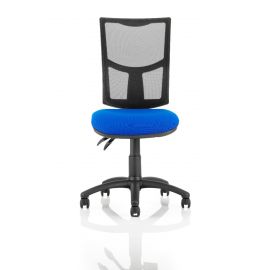 Eclipse Plus II Lever Task Operator Chair Mesh Back With Blue Seat
