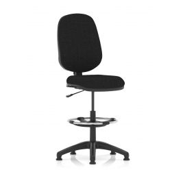 Eclipse Plus I Lever Task Operator Chair Black With Hi Rise Draughtsman Kit