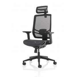 Ergo Twist Black Mesh Seat Mesh Back with Headrest