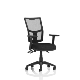 Eclipse Plus III Mesh Back With Black Seat With Height Adjustable Arms