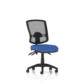 Eclipse Plus III Deluxe Mesh Back With Blue Seat