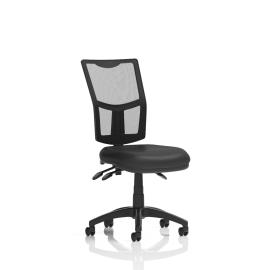 Eclipse Plus 3 Mesh Back with Soft Bonded Leather Seat