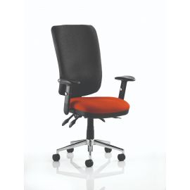 Chiro High Back Bespoke Colour Seat Tabasco Orange