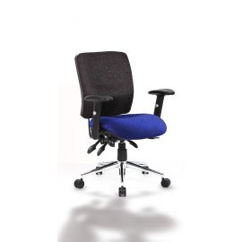 Chiro Medium Back Bespoke Colour Seat Stevia Blue