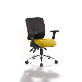 Chiro Medium Back Bespoke Colour Seat Senna Yellow