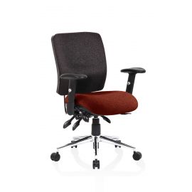 Chiro Medium Back Bespoke Colour Seat ginseng Chilli