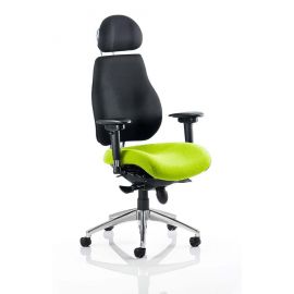 Chiro Plus Ultimate With Headrest Bespoke Colour Seat myrrh Green