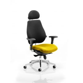 Chiro Plus Ultimate With Headrest Bespoke Colour Seat Senna Yellow