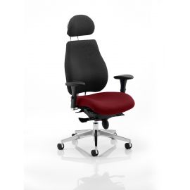Chiro Plus Ultimate With Headrest Bespoke Colour Seat ginseng Chilli