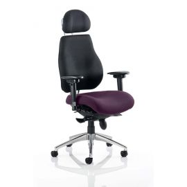 Chiro Plus Ultimate With Headrest Bespoke Colour Seat Tansy Purple