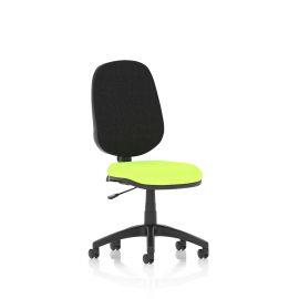 Eclipse Plus I Lever Task Operator Chair Bespoke Colour Seat myrrh Green