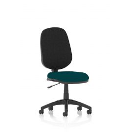 Eclipse Plus I Lever Task Operator Chair Bespoke Colour Seat Maringa Teal