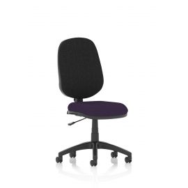 Eclipse Plus I Lever Task Operator Chair Bespoke Colour Seat Tansy Purple