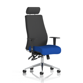 Onyx Bespoke Colour Seat With Headrest Stevia Blue