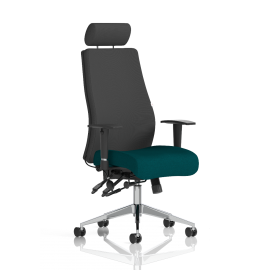 Onyx Bespoke Colour Seat With Headrest Maringa Teal