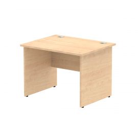 Impulse 1000 x 800mm Straight Desk Maple Top Panel End Leg