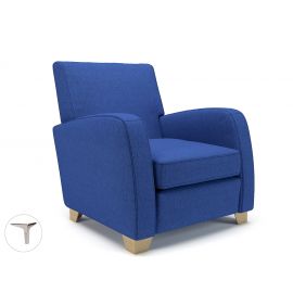 Wynne 81cm Wide Armchair Perennial Fabric Chrome Feet