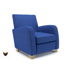 Wynne 81cm Wide Armchair Perennial Fabric Ebony Wood Feet