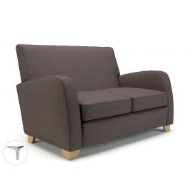 Wynne 132cm Wide Sofa History Fabric Chrome Feet