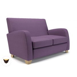 Wynne 132cm Wide Sofa Prime Fabric Ebony Wood Feet