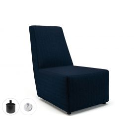 Pella 65cm Wide Chair Forward Fabric Standard Feet With Socket