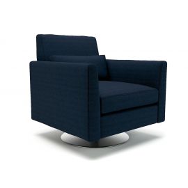 Roselle 90cm Wide Swivel Armchair Forward Fabric 
