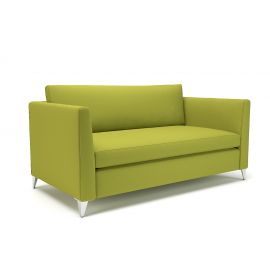 Roselle 157cm Wide Sofa Citron Fabric Chrome Feet