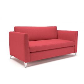 Roselle 157cm Wide Sofa Cycle Fabric Chrome Feet