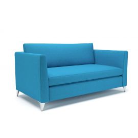 Roselle 157cm Wide Sofa Everlasting Fabric Chrome Feet
