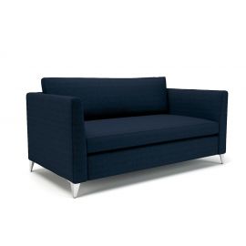 Roselle 157cm Wide Sofa Forward Fabric Chrome Feet